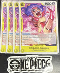 4x One Piece OP10-102 C Emporio.Ivankov - ENG - Regular - Playset - TCG - NM/M