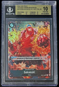 BGS 10 One Piece OP02-099 SR* - Sakazuki - Alt Art - EN - Foil - PRB01 - Graded