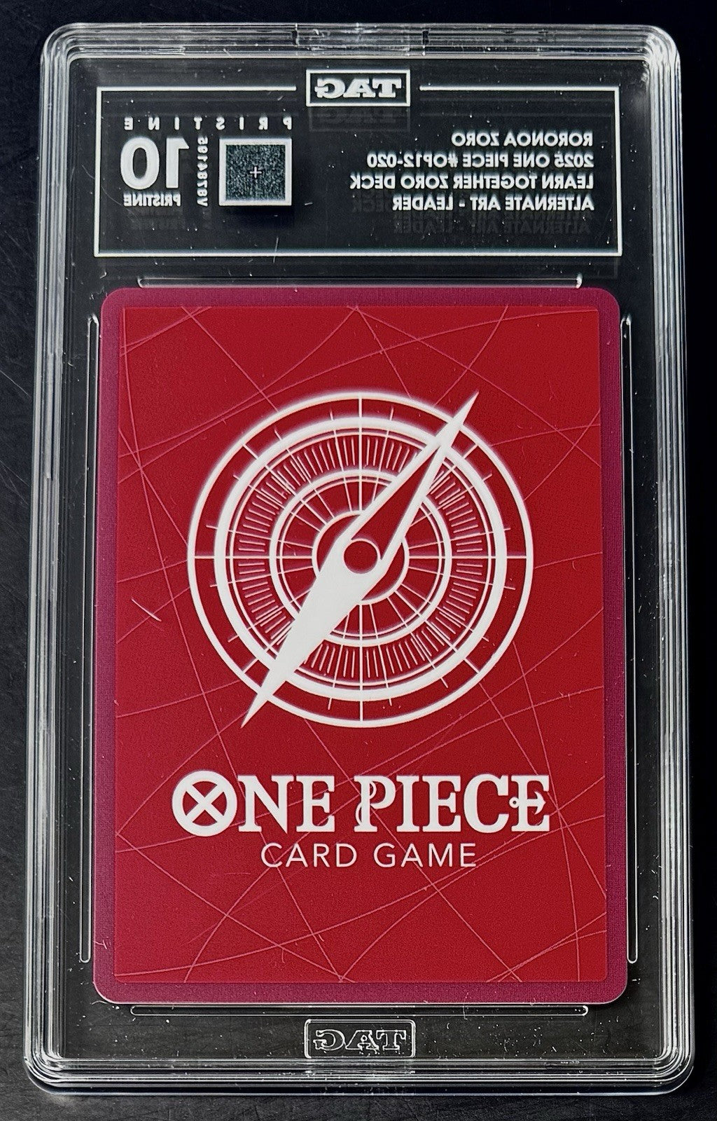 TAG 10 Pristine One Piece OP12-020 L - Roronoa Zoro - Alt Art - EN - Learn-Pop 3