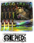 4x One Piece OP03-108 SR Charlotte Cracker - ENG - Foil - Playset - TCG -NM/M