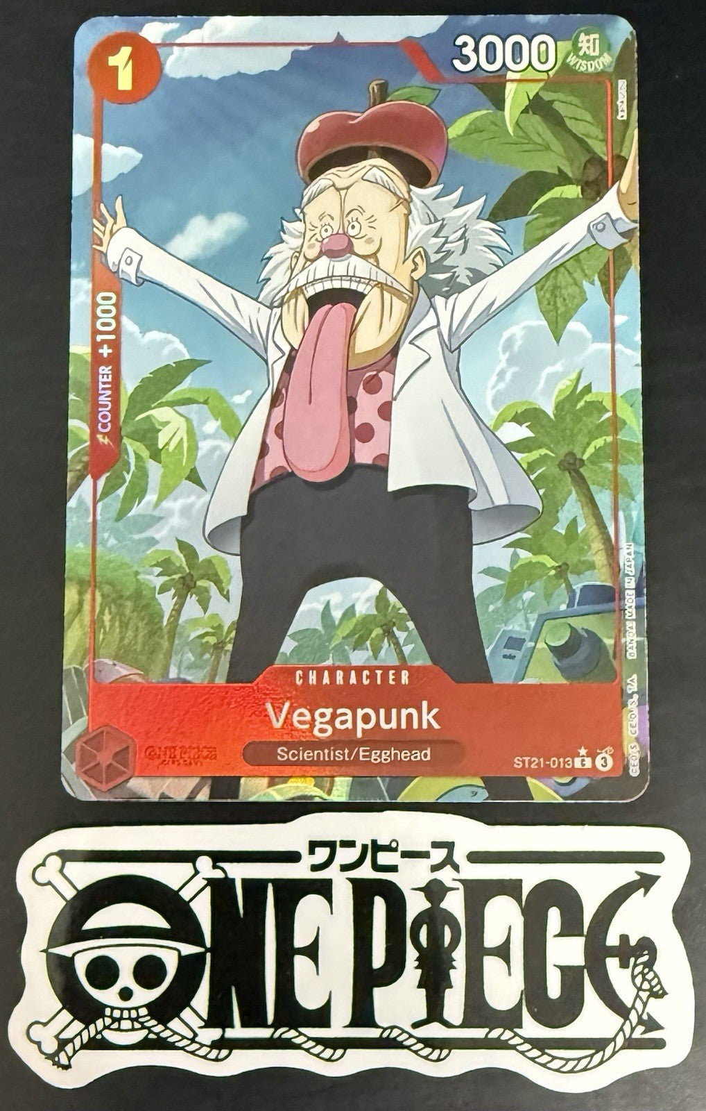 One Piece ST21-013 C* Vegapunk Alt Art - ENG - Foil - TCG - NM/M