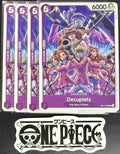 4 x One Piece OP11-078 UC Decuplets - ENG - Regular - Playset - TCG - NM/M
