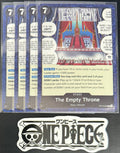 4x One Piece OP13-099 C The Empty Throne - ENG - Regular - Playset - TCG - NM/M