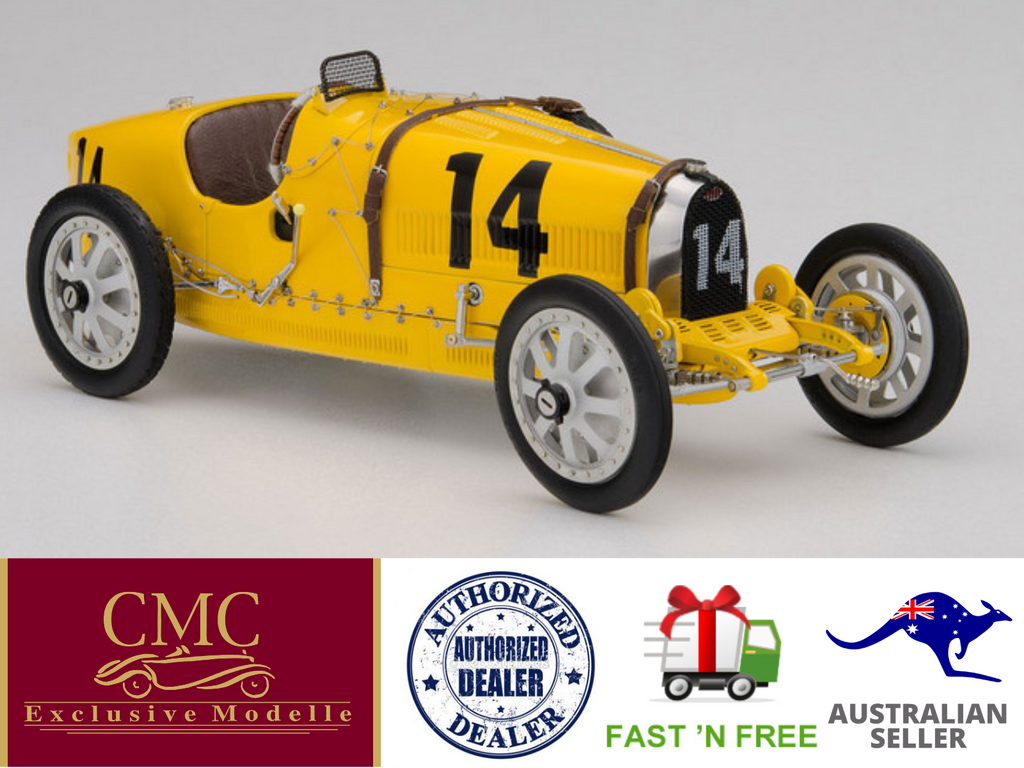 CMC M-100-008 Bugatti T35, 1924 Nation Colour Project - Belgium, 1:18
