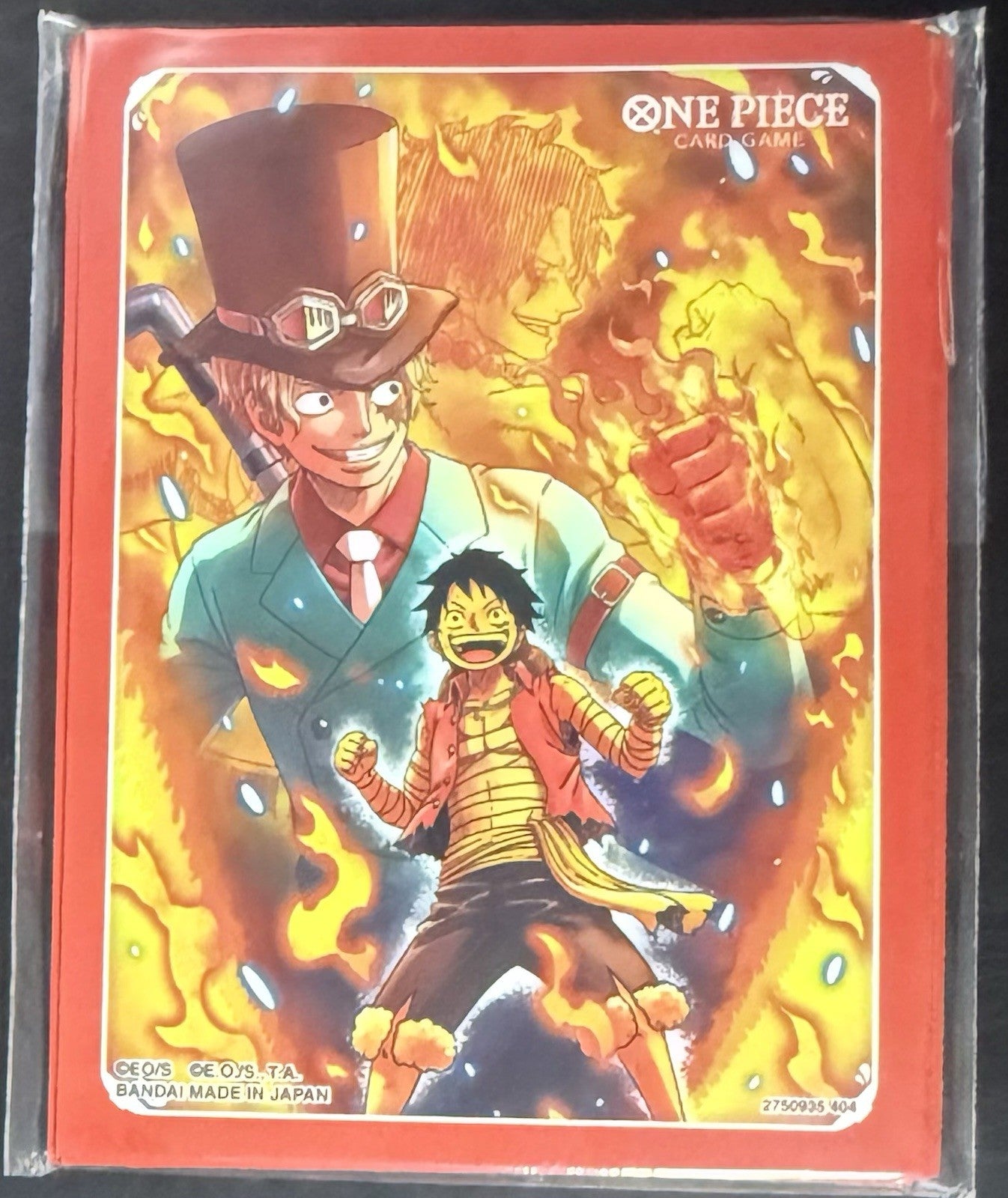 Official One Piece Card Game 10 Sleeve Pack - Devil Fruit Vol.2 Luffy & Sabo
