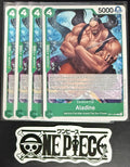 4 x One Piece OP11-024 C Aladine - ENG - Regular - Playset - TCG - NM/M