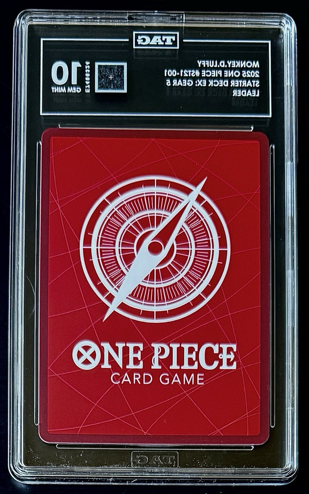 TAG 10 One Piece ST21-001 L - Monkey.D.Luffy - EN - Foil - EX GEAR 5