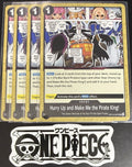 4x One Piece OP14-097 UC - Hurry Up and Make Me - EN - Regular - Play Set - NM/M
