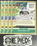 4x One Piece EB04-020 C Shark Brick Fist - ENG - Regular - Play Set - TCG - NM/M