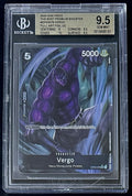 BGS 9.5 One Piece OP03-079 UC* - Vergo - Full Art Foil - EN - PRB01 - Graded
