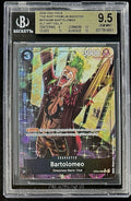 BGS 9.5 One Piece OP04-089 R* Bartolomeo Alt Art Foil - English - PRB01 - Graded