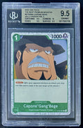 BGS 9.5 One Piece ST02-004 C - Capone"Gang"Bege - Flag Foil - EN - PRB01