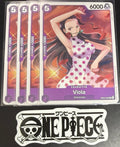 4 x One Piece EB03-030 C - Viola - EN - Regular - Play Set - TCG - NM/M