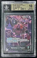 BGS 10 One Piece OP09-081 L - Marshall.D.Teach - ENG - Foil - Graded
