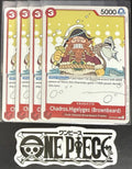 4x One Piece OP10-010 C Chadros.Higelyges - ENG - Regular - Playset - TCG - NM/M