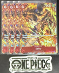 4x One Piece OP05-007 SR - Sabo - EN - Play Set - IB-05 - Foil - TCG - NM/M