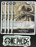 4x One Piece ST27-001 C Avalo Pizarro - English - Regular - Playset - TCG - NM/M