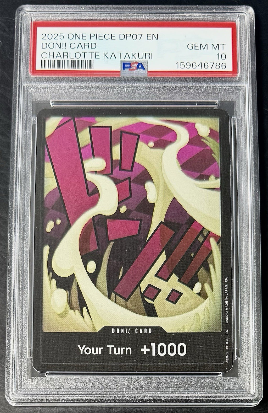 PSA 10 One Piece Don Card - Charlotte Katakuri - EN - Promo - DP07