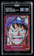 TAG 10 One Piece  P-022 P - Monkey.D.Luffy - Alt Art Promo- EN - Foil - Film Red