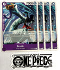 4x One Piece OP09-073 C Brook - English - Playset - TCG - NM/M