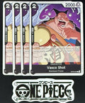 4x One Piece OP09-091 C Vasco Shot - English - Regular - Playset - TCG - NM/M
