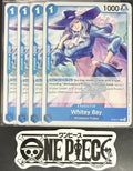 4x One Piece ST22-011 C Whitey Bay - English - Regular - Playset - TCG - NM/M