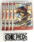 4x One Piece EB01-005 C Doma - ENG - Regular - Play Set - TCG - NM/M
