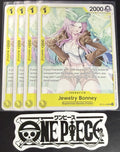 4x One Piece OP15-105 UC - Jewelry Bonney - EN - Regular - Play Set - TCG - NM/M