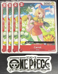 4x One Piece OP01-009 C Carrot - English - Regular - Playset - TCG - NM/M