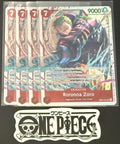 4x One Piece EB04-007 SR - Roronoa Zoro - EN - Foil - Play Set - TCG - NM/M