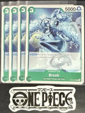 4x One Piece OP10-035 C Brook - ENG - Regular - Playset - TCG - NM/M