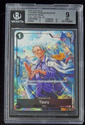 BGS 9 One Piece OP02-106 UC* Tsuru Full Art Foil - English - PRB01 - Graded