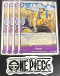 4x One Piece OP15-065 C - Goro - EN - Regular - Play Set - TCG - NM/M