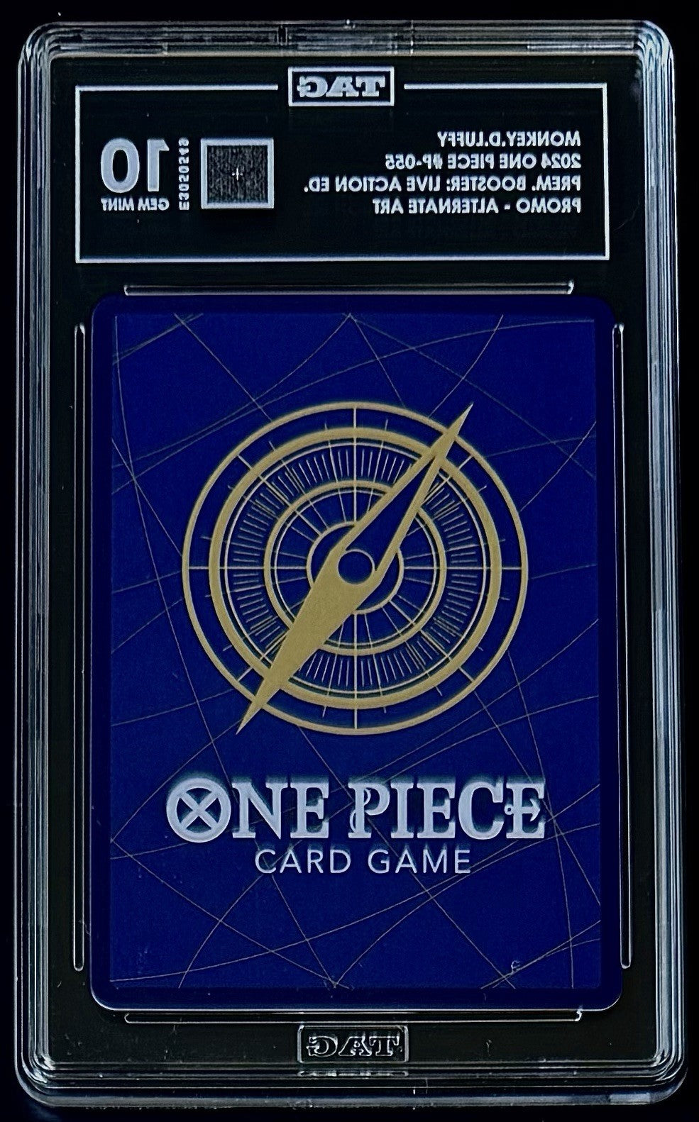 TAG 10 One Piece  P-055 P - Monkey.D.Luffy  - Alt Art - EN - Foil - Live Action