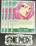 4 x One Piece ST02-007 C Jewelry Bonney - English - PRB02 Foil - Playset - NM/M