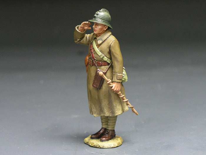 King & Country FOB002 French Officer Saluting MIB Retired
