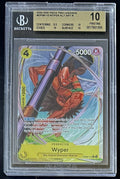BGS 10 One Piece OP08-110 R* Wyper Alt Art - English - Two Legends - Graded