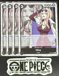 4 x One Piece ST06-008 C Hina - English - PRB02 Foil - Playset - NM/M