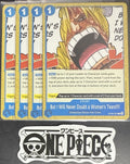 4x One Piece OP06-057 C But I Will Never... - English - Regular - Playset - NM/M