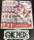 4x One Piece OP16-003 SR - Edward.Newgate - EN - Regular - Play Set - SD01 -NM/M