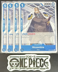 4x One Piece OP05-053 C Mozambis - English - Regular - Play Set - TCG - NM/M