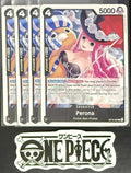 4x One Piece OP10-092 C Perona - ENG - Regular - Playset - TCG - NM/M