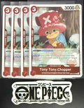 4x One Piece EB02-003 R Tony Tony.Chopper - ENG - Foil - Play Set - TCG - NM/M