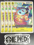 4x One Piece OP07-102 C Jinbe - English - Regular - Play Set - NM/M