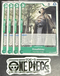 4x One Piece OP06-026 C Koushirou - English - Regular - Playset - NM/M
