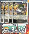 4x One Piece OP08-082 R Sasaki - English - Playset - TCG - NM/M