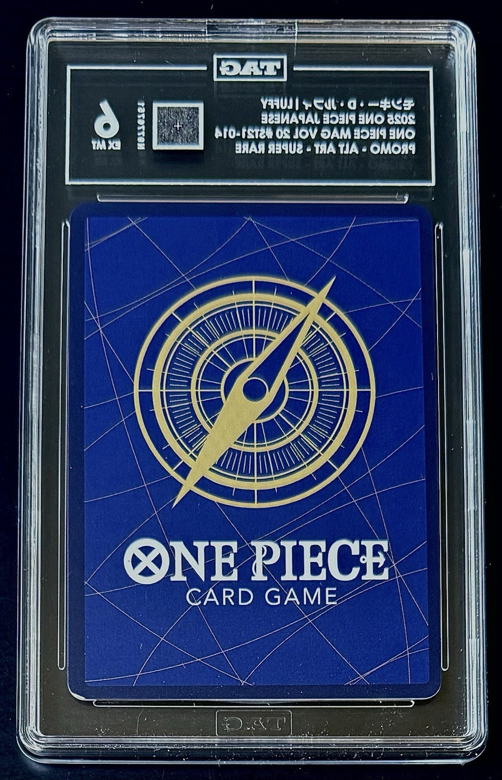 TAG 6 One Piece ST21-014 SR Monkey.D.Luffy - JP - Foil - Magazine Promo- Graded