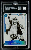 TAG 10 One Piece ST22-014 C* A.O. - Alt Art - EN - Foil - Ace & Newgate - Graded