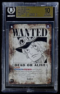 BGS 10 One Piece  SP OP13-120 SEC* - Sabo - Wanted - EN - Carrying on His Will