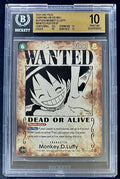 BGS 10 One Piece SP OP13-118 SEC* - Monkey.D.Luffy - Special Rare - Wanted - EN
